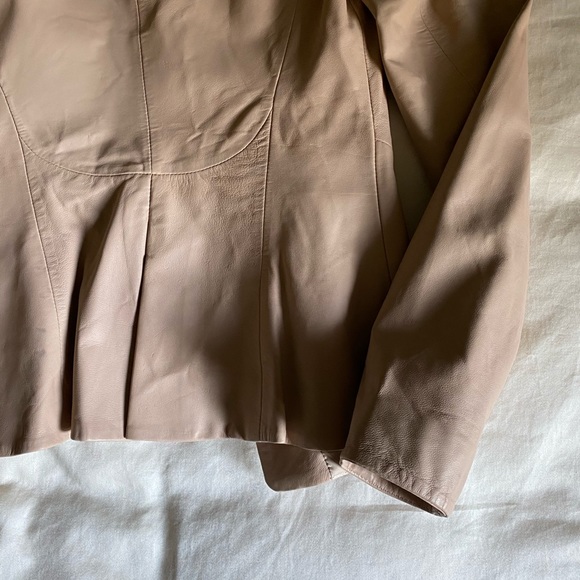 Zara REAL Leather Fall Jacket - Picture 5 of 8